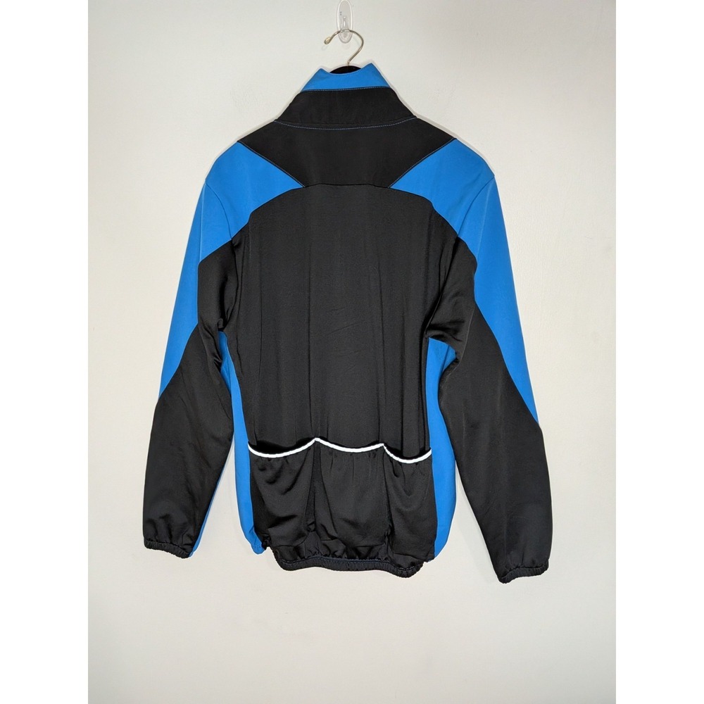 ARSUXEO Cycling Jacket Soft Shell Fleece Windproof Waterproof Reflective XL Blue - Picture 2 of 7